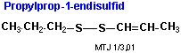 Strukturen af Propylprop-1-endisulfid