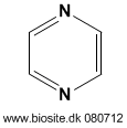 Strukturen af pyrazin