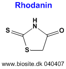 Strukturen af rhodanin