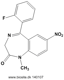 Strukturen af rohypnol