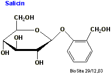 Strukturen af salicin