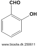 Strukturen af salicylaldehyd