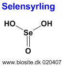 Strukturen af selensyrling