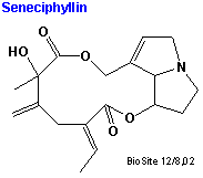 Den kemiske struktur af seneciphyllin