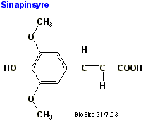 Strukturen af sinapinsyre