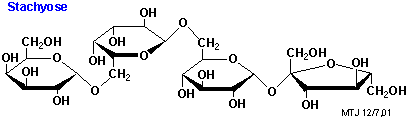 Den kemiske struktur af stachyose
