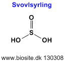 Strukturen af svovlsyrling