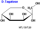 Strukturen af tagatose