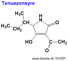 Strukturen af tenuazonsyre