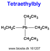 Strukturen af tetraethylbly