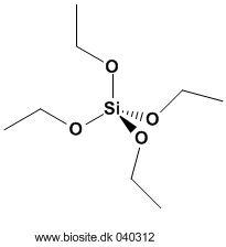 Strukturen af tetraethylsilicat