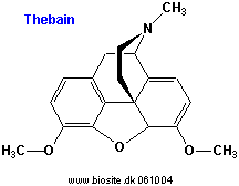 Strukturen af thebain