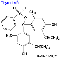 Strukturen af thymolbl
