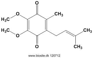Strukturen af ubiquinon 1