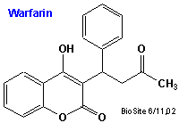 Strukturen af warfarin
