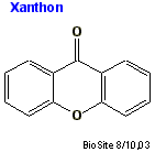 Strukturen af xanthon