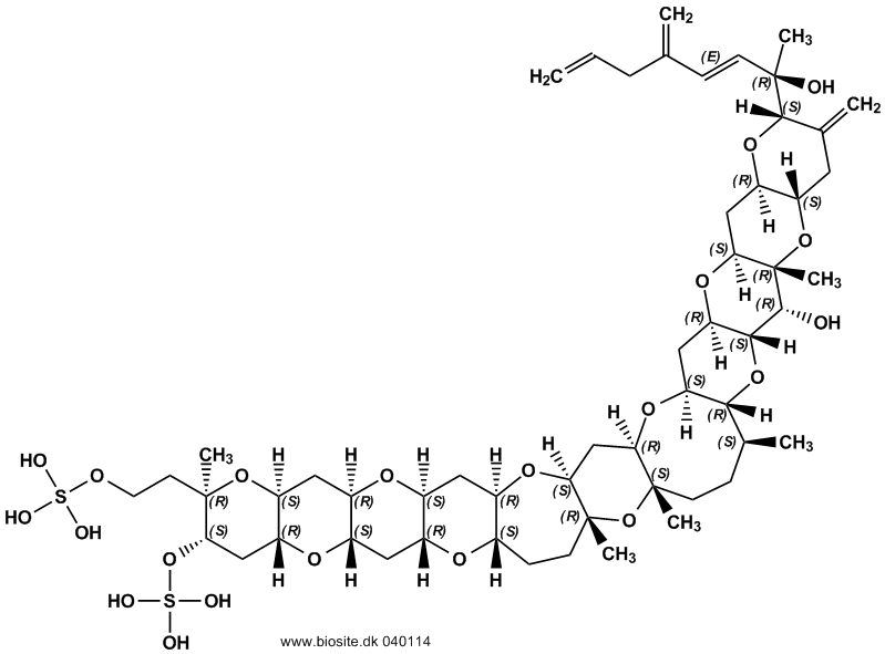 Strukturen af yessotoxin