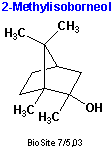 Strukturen af 2-methylisoborneol