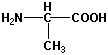 Strukturen af aminosyren alanin
