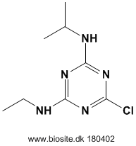 Strukturen af atrazin