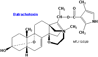 Strukturen af batrachotoxin