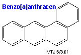 Strukturen af benzo[a]anthracen