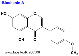 Strukturen af biochanin A