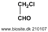 Strukturen af chloracetaldehyd
