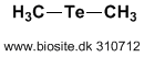 Strukturen af dimethyltellurid