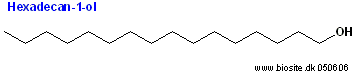 Strukturen af hexadecanol