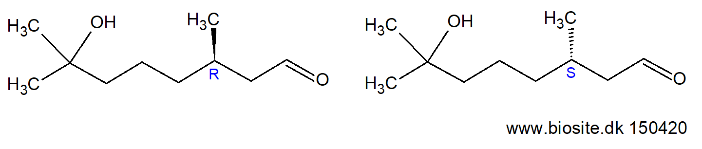 Strukturen af hydroxycitronellal