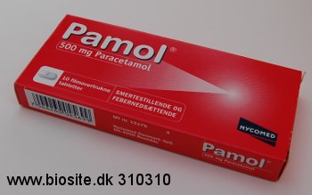 Pamol indeholder paracetamol