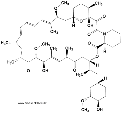 Strukturen af rapamycin