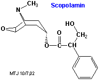 Den kemiske struktur af scopolamin