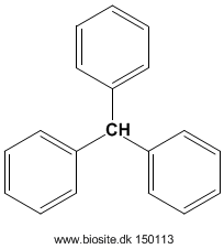 Strukturen af triphenylmethan